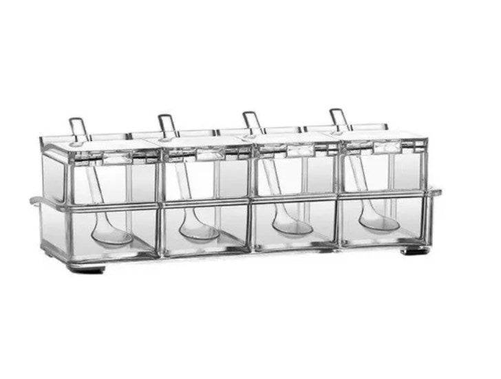Set 4 Frascos Especieros Condimentero